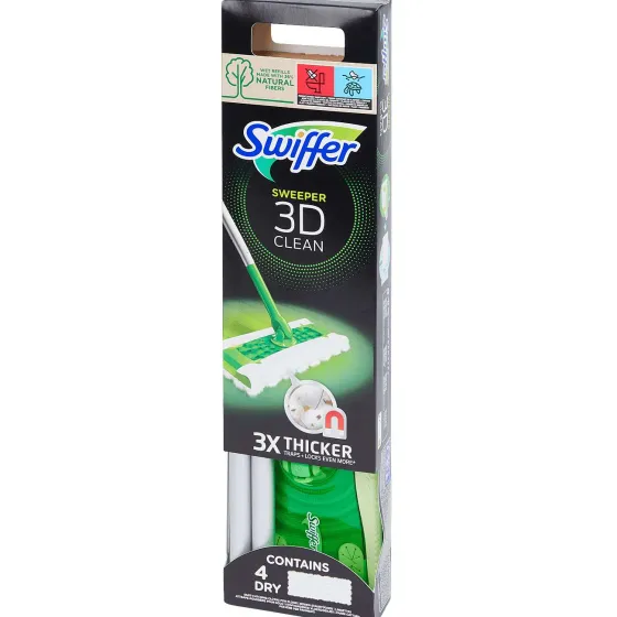 Schoonmaakartikelen>Swiffer 3D Clean Starterkit