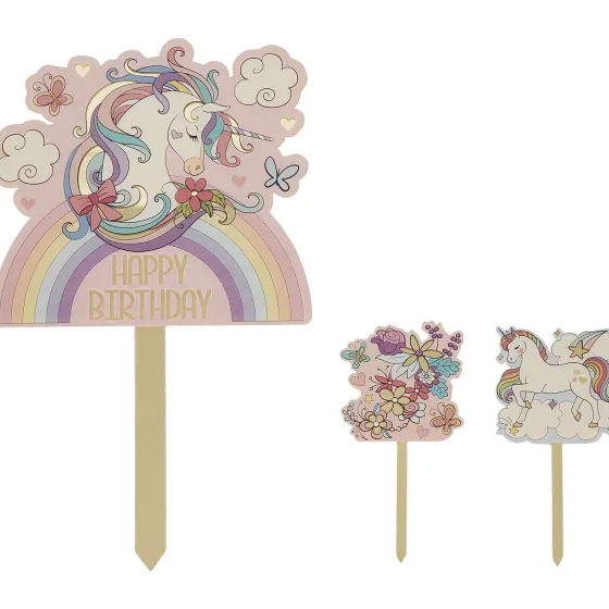 Feestartikelen>Merk Taarttoppers Print,Meerkleurig