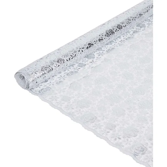 Woonaccessoires>Merk Tafelloper Met Kant Grijs,Wit,Zilver,Zwart