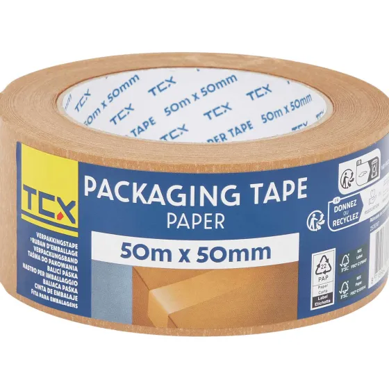 Gereedschap>TCX Papieren Verpakkingstape Bruin