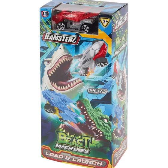 Spellen>Mini Matters Teamsterz Beast Machines Load & Launch Blauw,Rood