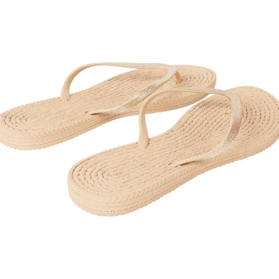 Schoenen>Merk Teenslippers Beige,Groen