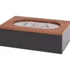 Woonaccessoires>Merk Theebox Met Tekst Bruin,Wit,Zwart