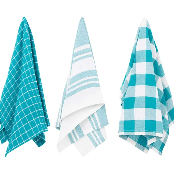 Badtextiel>Hotel Royal Theedoeken Blauw,Grijs,Groen,Rood,Wit,Zwart