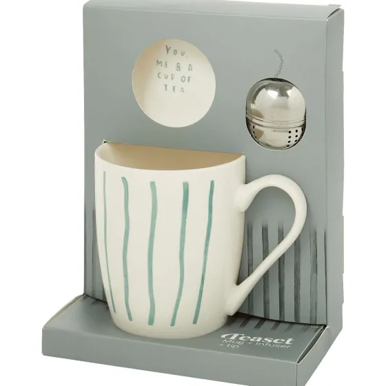 Servies>Merk Theemokset Roze,Wit