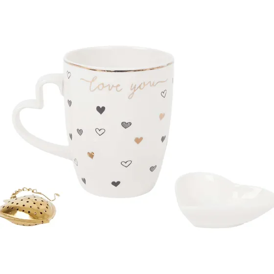 Servies>Merk Theemokset Print,Wit