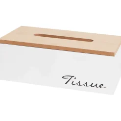 Woonaccessoires>Merk Tissuebox Bruin,Wit,Zwart