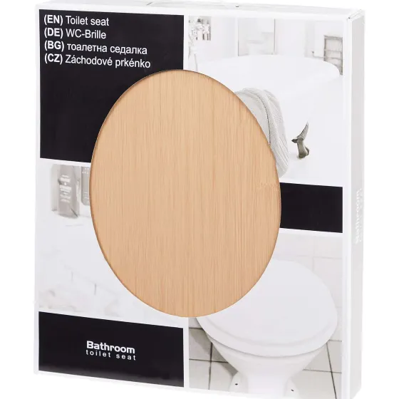 Badkamer & Toilet Accessoires>Cascata Toiletbril Bruin,Wit,Zwart