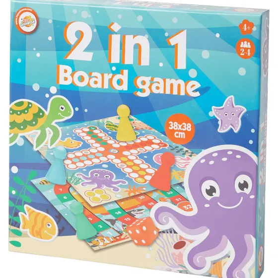 Spellen>Mini Matters Toy Universe 2-In-1 Bordspel Print,Meerkleurig