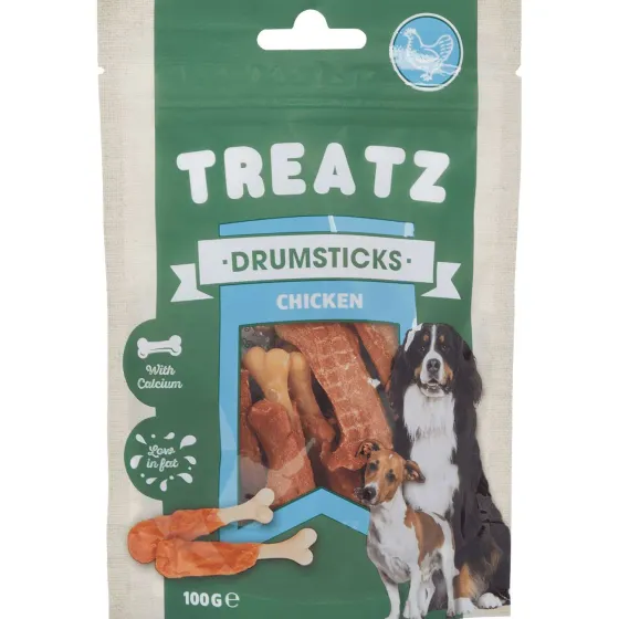 Dierenvoeding>Whiskas Treatz Hondensnacks Kip
