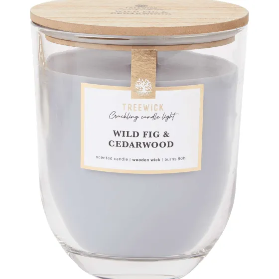 Kaarsen>Candra Treewick Geurkaars Xl Beige,Blauw,Grijs,Wit
