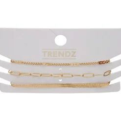 Horloges & Sieraden>Merk Trendz Armbandjes Goud,Meerkleurig