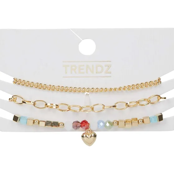 Horloges & Sieraden>Merk Trendz Armbandjes Goud,Meerkleurig