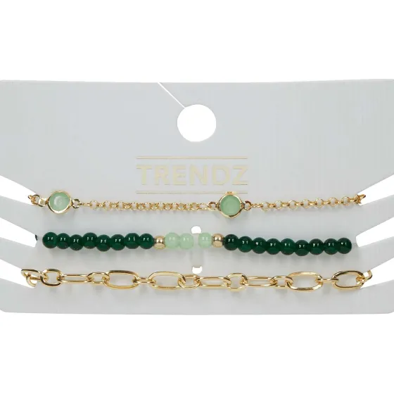 Horloges & Sieraden>Merk Trendz Armbandjes Goud,Meerkleurig