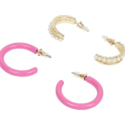 Horloges & Sieraden>Merk Trendz Oorbellenset Goud,Roze,Paars,Wit