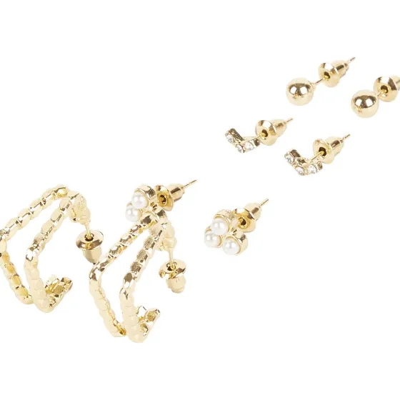 Horloges & Sieraden>Merk Trendz Oorbellenset Goud