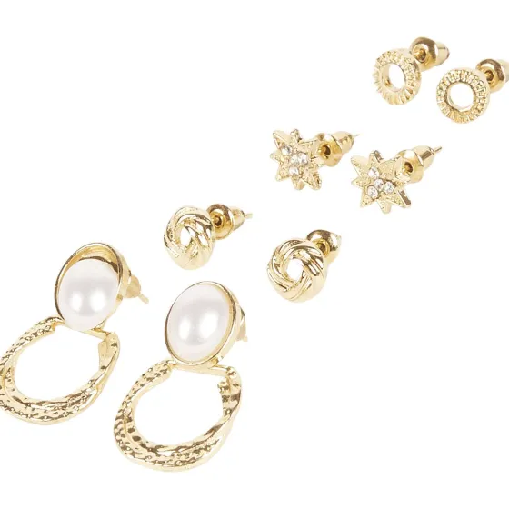 Horloges & Sieraden>Merk Trendz Oorbellenset Goud