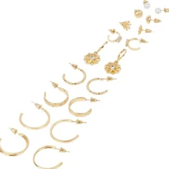 Horloges & Sieraden>Merk Trendz Oorbellenset Goud