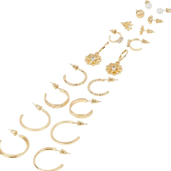 Horloges & Sieraden>Merk Trendz Oorbellenset Goud