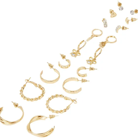 Horloges & Sieraden>Merk Trendz Oorbellenset Goud