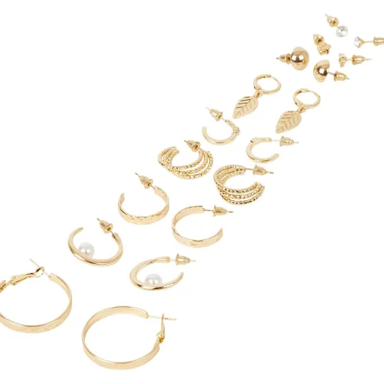Horloges & Sieraden>Merk Trendz Oorbellenset Goud