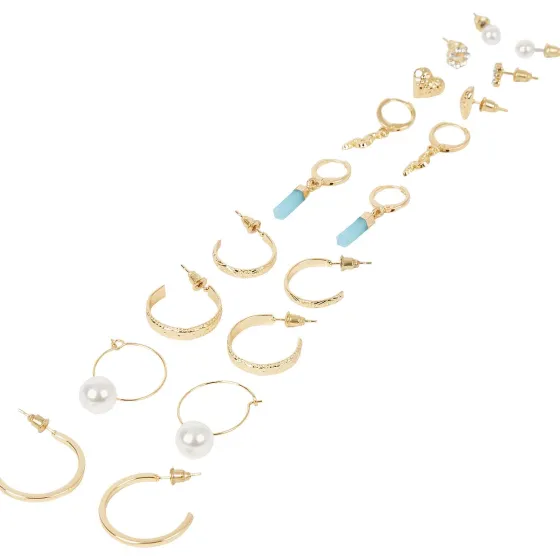 Horloges & Sieraden>Merk Trendz Oorbellenset Goud