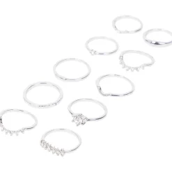 Horloges & Sieraden>Merk Trendz Ringenset Goud,Zilver