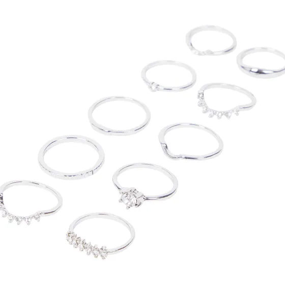 Horloges & Sieraden>Merk Trendz Ringenset Goud,Zilver