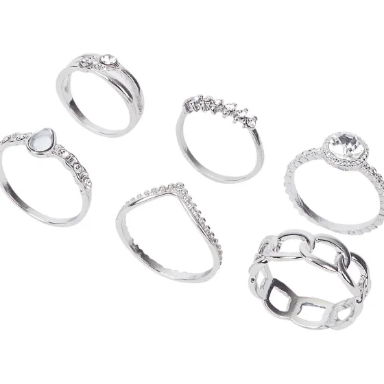 Horloges & Sieraden>Merk Trendz Ringenset Goud,Zilver