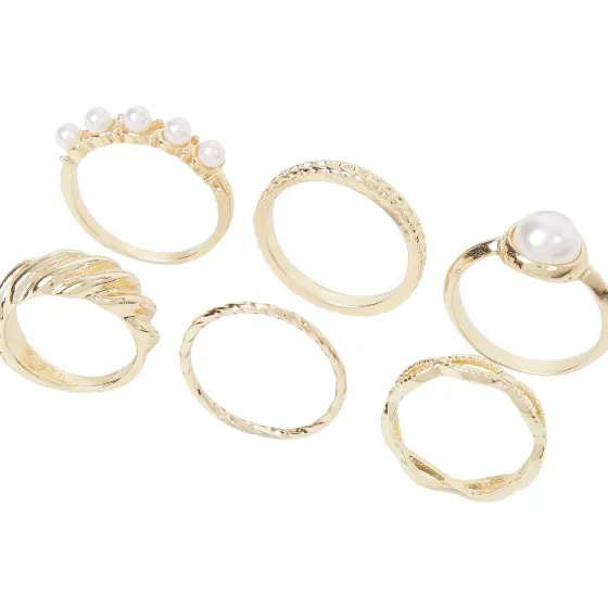 Horloges & Sieraden>Merk Trendz Ringenset Goud,Zilver