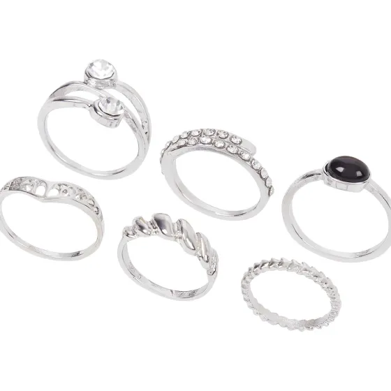 Horloges & Sieraden>Merk Trendz Ringenset Goud,Zilver
