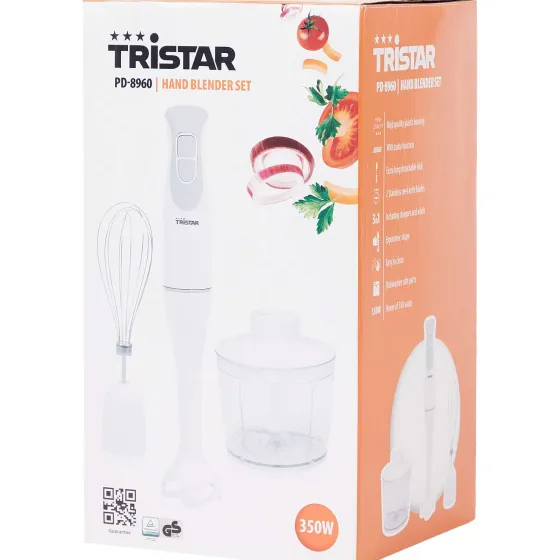 Keukenapparaten>Tristar Staafmixerset Zwart,Wit