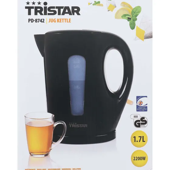 Keukenapparaten>Tristar Waterkoker Zwart,Wit