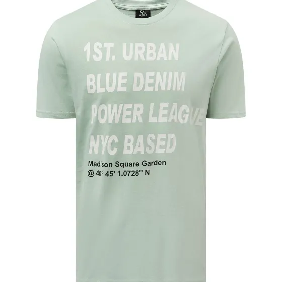 Kleding>SuperTrash T-Shirt Blauw,Groen,Print,Zwart