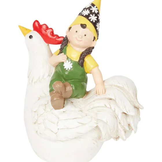 Tuindecoratie>Merk Tuinbeeldje Dier Met Kind Meerkleurig