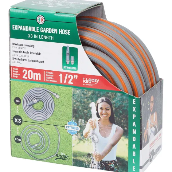 Tuinslangen & Sproeiers>Kärcher Uitrekbare Tuinslang Meerkleurig