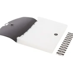 Mappen>Office Essentials 6-Vaks Opbergmap Blauw,Grijs,Groen,Zwart