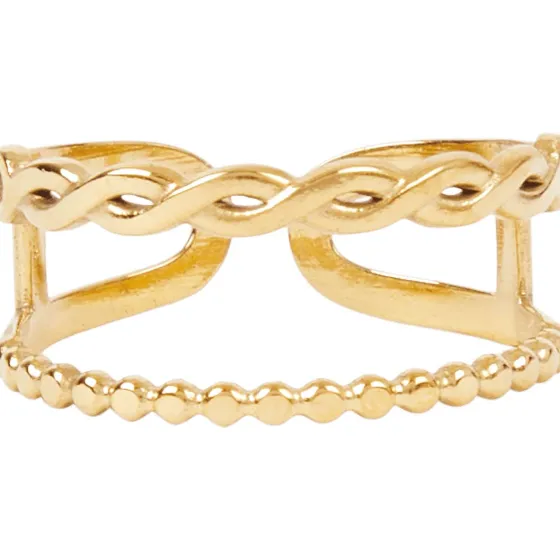 Horloges & Sieraden>Merk Vergulde Ring Goud