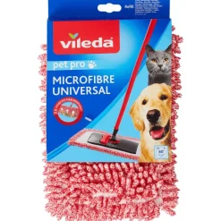 Schoonmaakartikelen>Vileda Dweil Pet Pro Rood