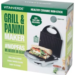 Keukenapparaten>VitaVerde Contactgrill Grijs