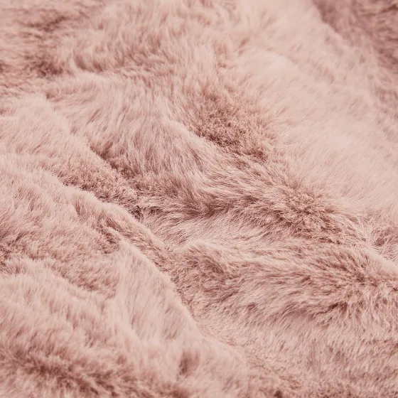Woonaccessoires>Merk Vloerkleedje Van Imitatiebont Grijs,Roze