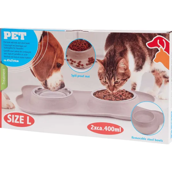 Dierenbenodigdheden>Merk Voerbakken Taupe