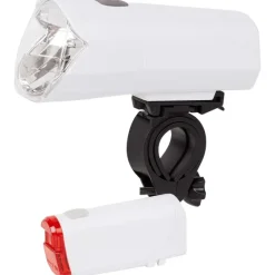 Fietsaccessoires>Walfort Fietsverlichting-Set Zwart,Wit