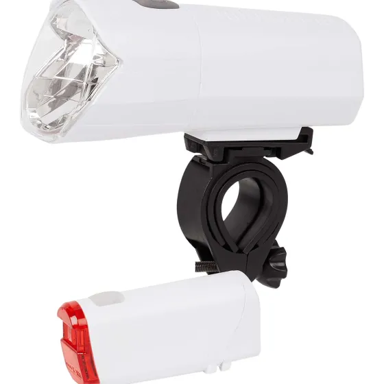 Fietsaccessoires>Walfort Fietsverlichting-Set Zwart,Wit