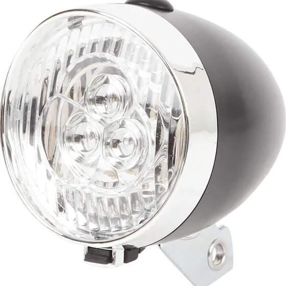 Fietsaccessoires>Walfort Retro Led-Fietskoplamp Zwart,Zilver