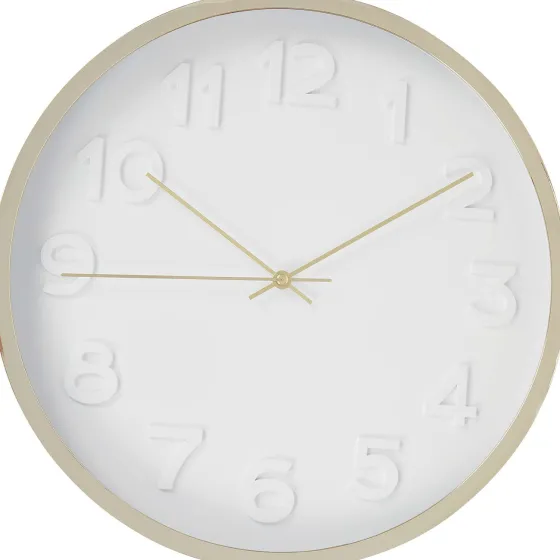 Wanddecoratie>Merk Wandklok Goud,Zilver,Wit