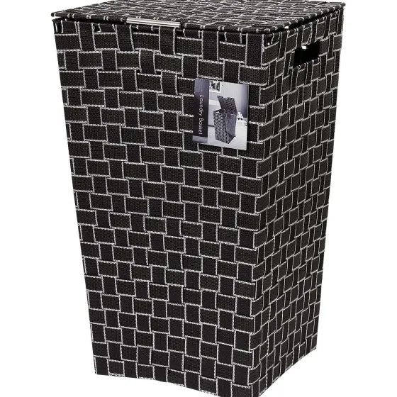 Woonaccessoires>Merk Wasmand Zwart,Grijs