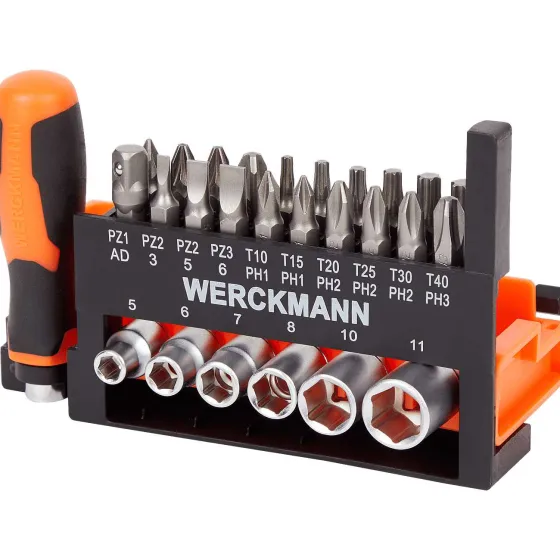Gereedschap>Werckmann Bit- En Doppenset Meerkleurig