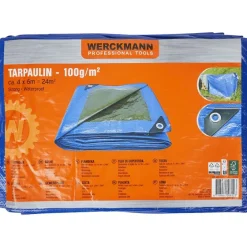 Verfbenodigdheden>Werckmann Dekzeil Blauw