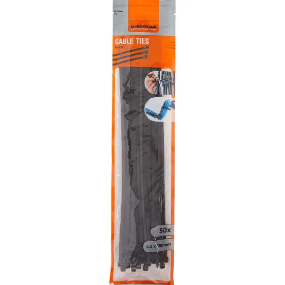 Gereedschap>Werckmann Kabelbinders Zwart,Wit